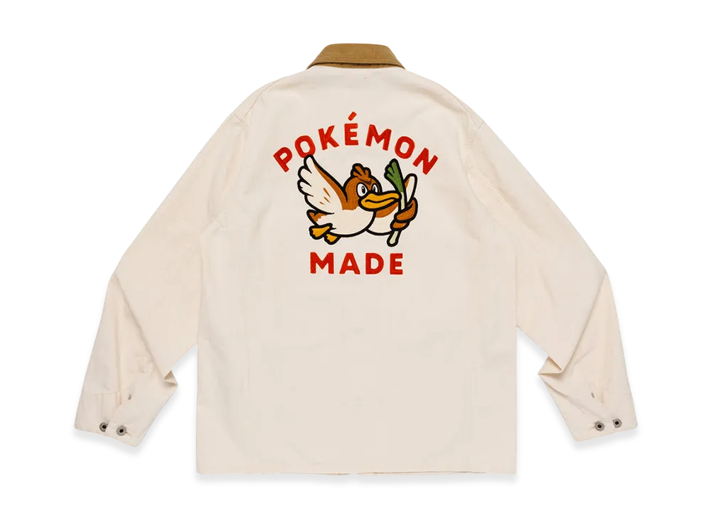HUMAN MADE x Pokemon Made Coverall Jacket (Kamonegi) 