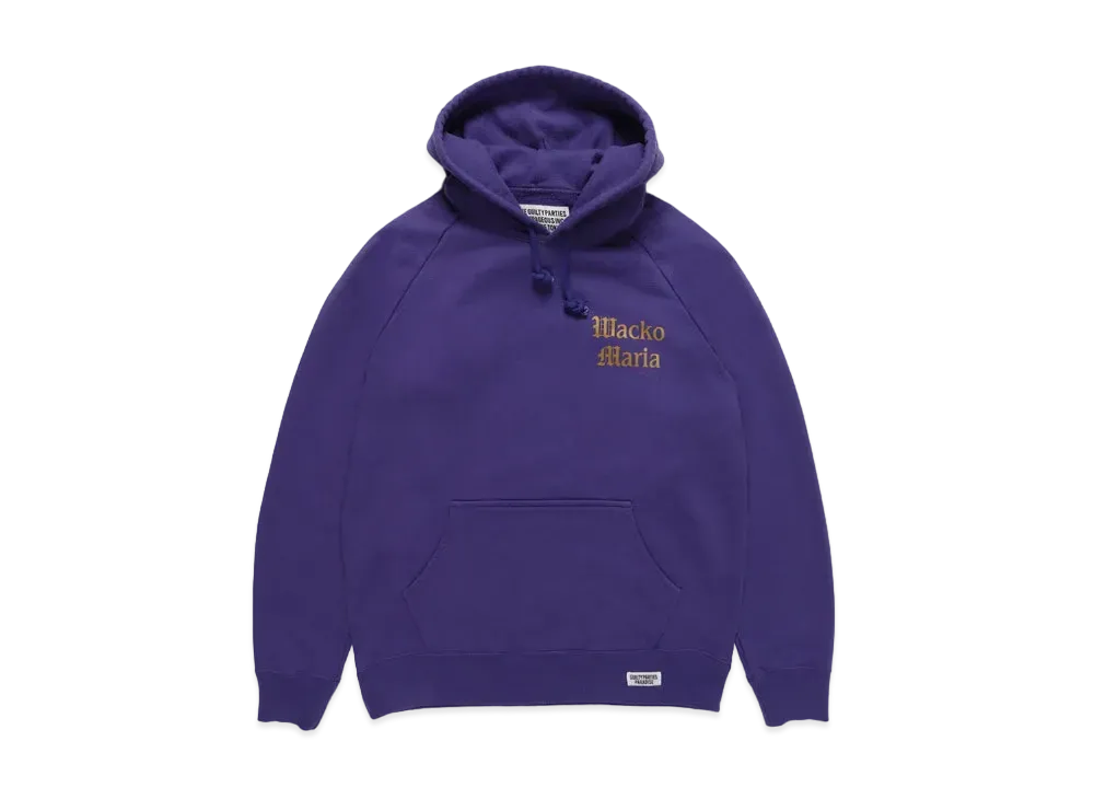 WACKO MARIA WASHED HEAVY WEIGHT PULL OVER HOODED SWEAT SHIRT