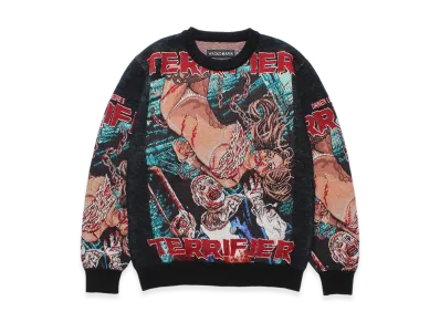 WACKO MARIA x DEAD KENNEDYS / Mohair Knit Jacquard Sweater 