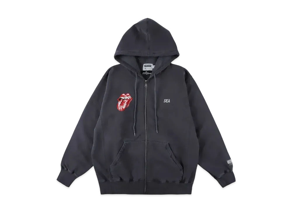 WIND AND SEA x ローリングストーンズレザージャケット 限定15着品