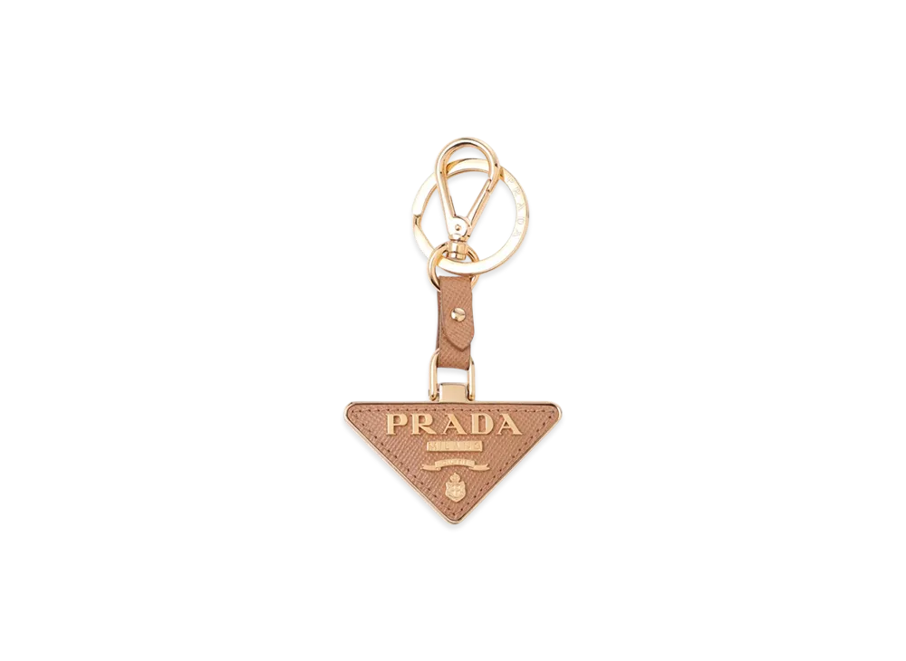 プラダ サフィアーノレザー キーリング 