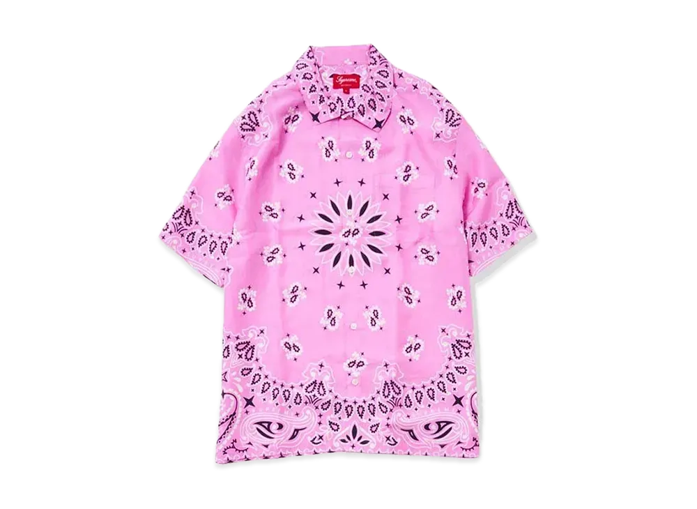 Supreme Bandana Silk S/S Shirt 