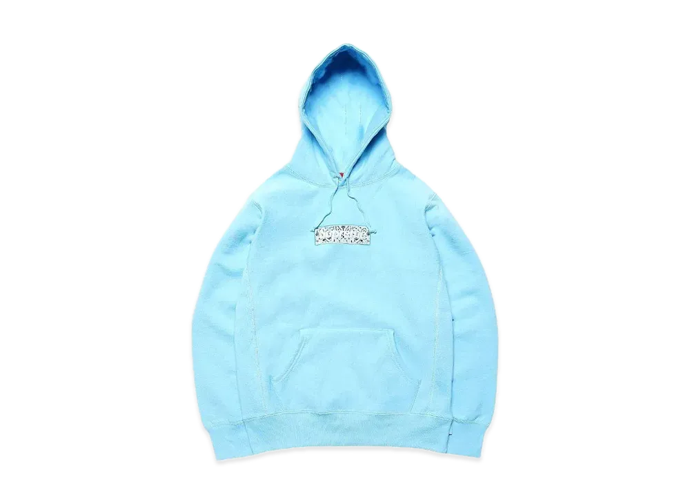 Supreme Bandana Box Logo Hooded Sweatshirt 