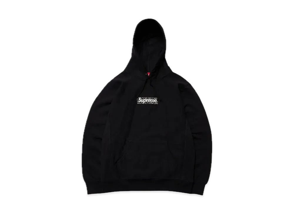 Supreme Bandana Box Logo Hooded Sweatshirt 