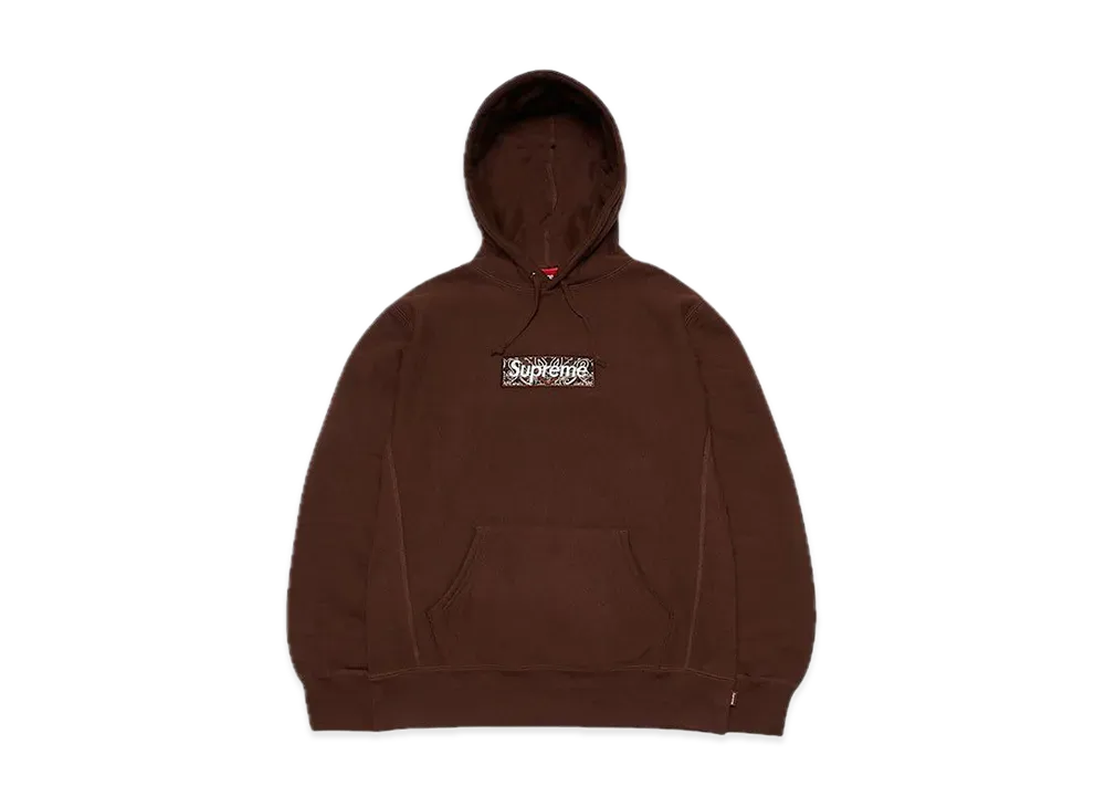 Supreme Bandana Box Logo Hooded Sweatshirt 