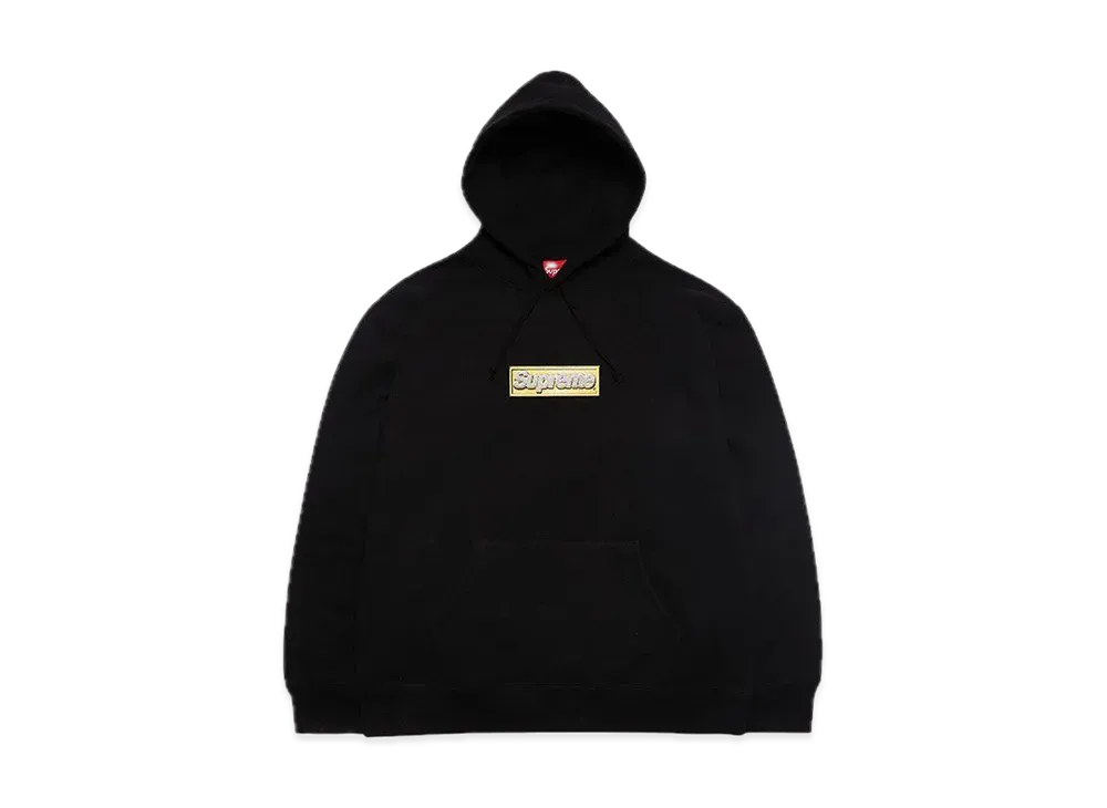 Supreme Bling Box Logo Hooded Sweatshirt 