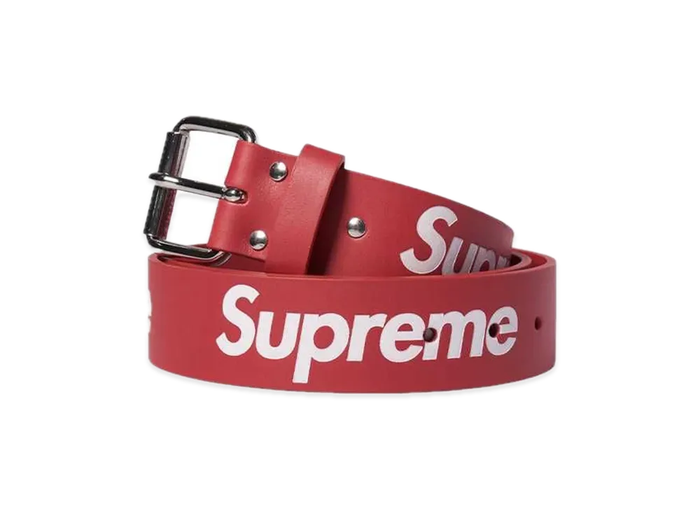 Supreme Repeat Leather Belt 