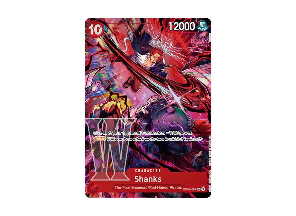 シャンクス：手配書 SR-SPC [OP09-004](ブースターパック「新たなる