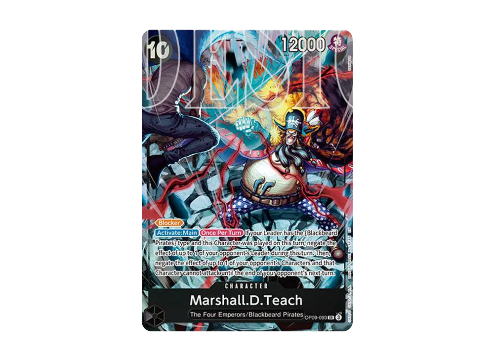 マーシャル・D・ティーチ SR-SPC :3周年スペシャルカード(金背景