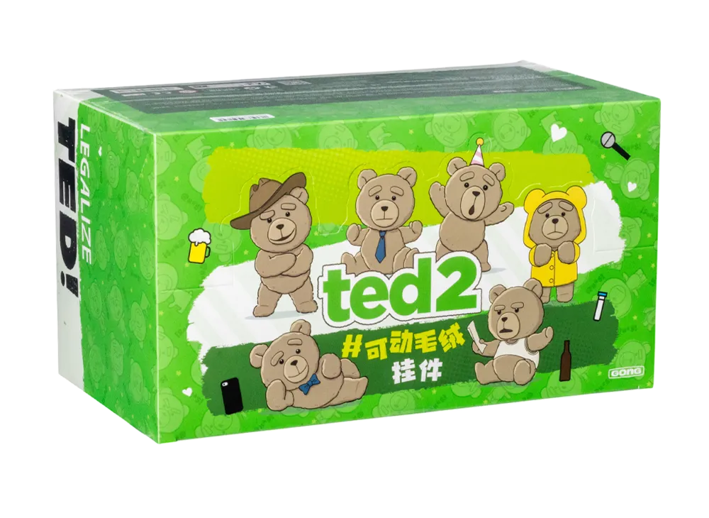 ポップマート Ted2 テディ ベア アクションぬいぐるみペンダント