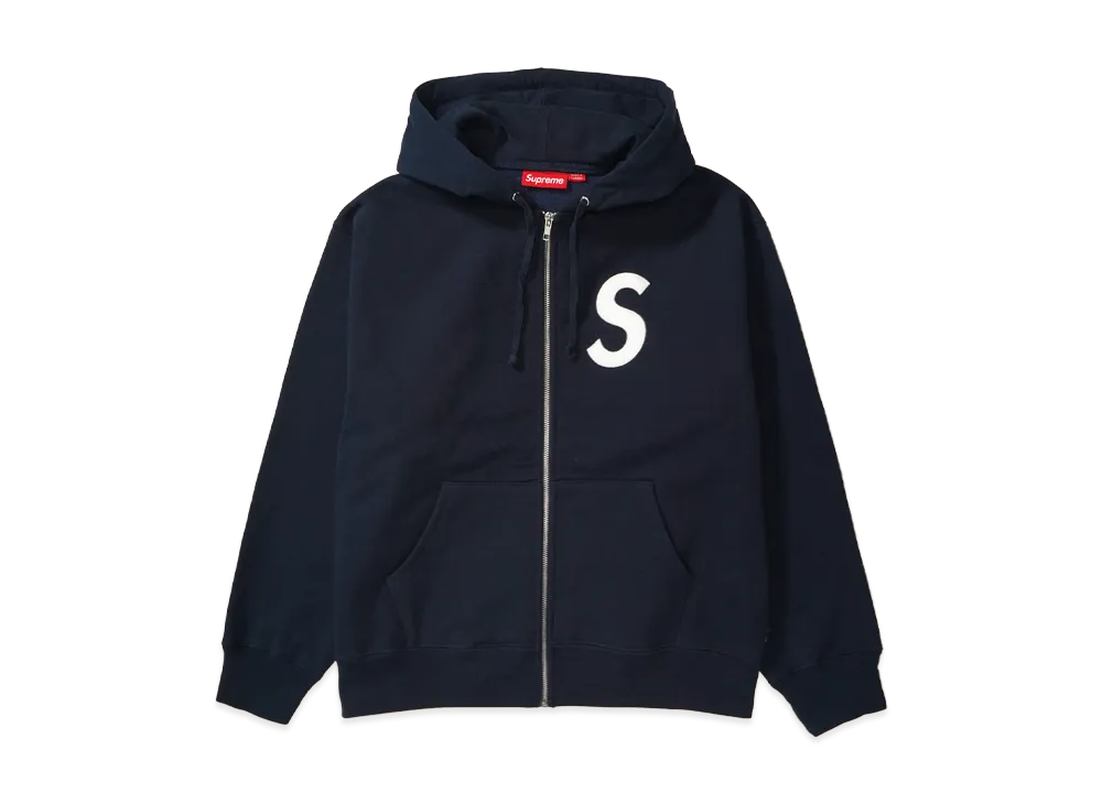 Supreme S Logo Zip Up Hooded Sweatshirt (25FW) 
