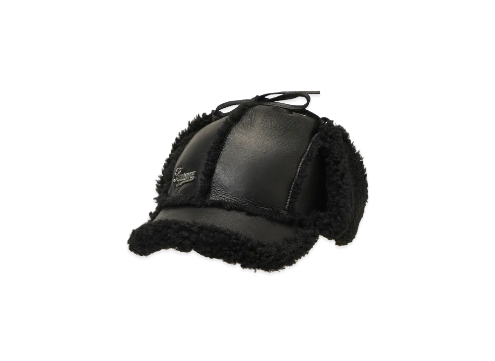 Supreme Shearling Lined Earflap Cap 
