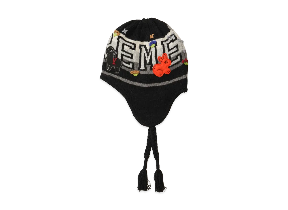 Supreme Felt Applique Earflap Beanie 
