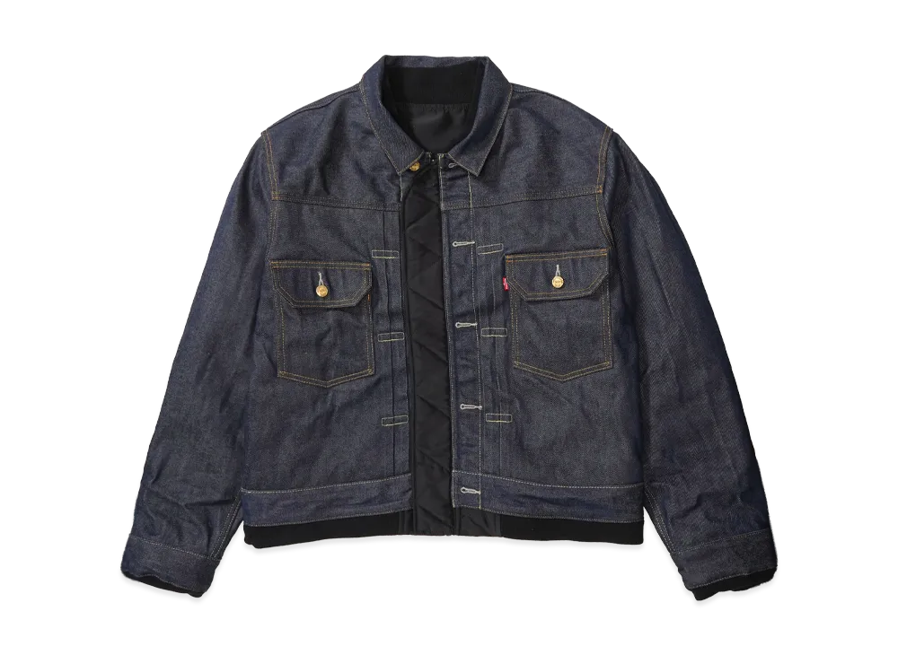 sacai x LEVI'S Men's Denim x Nylon Twill Reversible Blouson