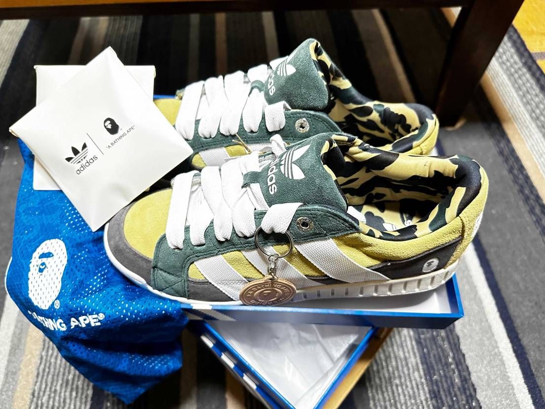 アベイシングエイプ × アディダス ロースーツ N ベイプ 1st カモ