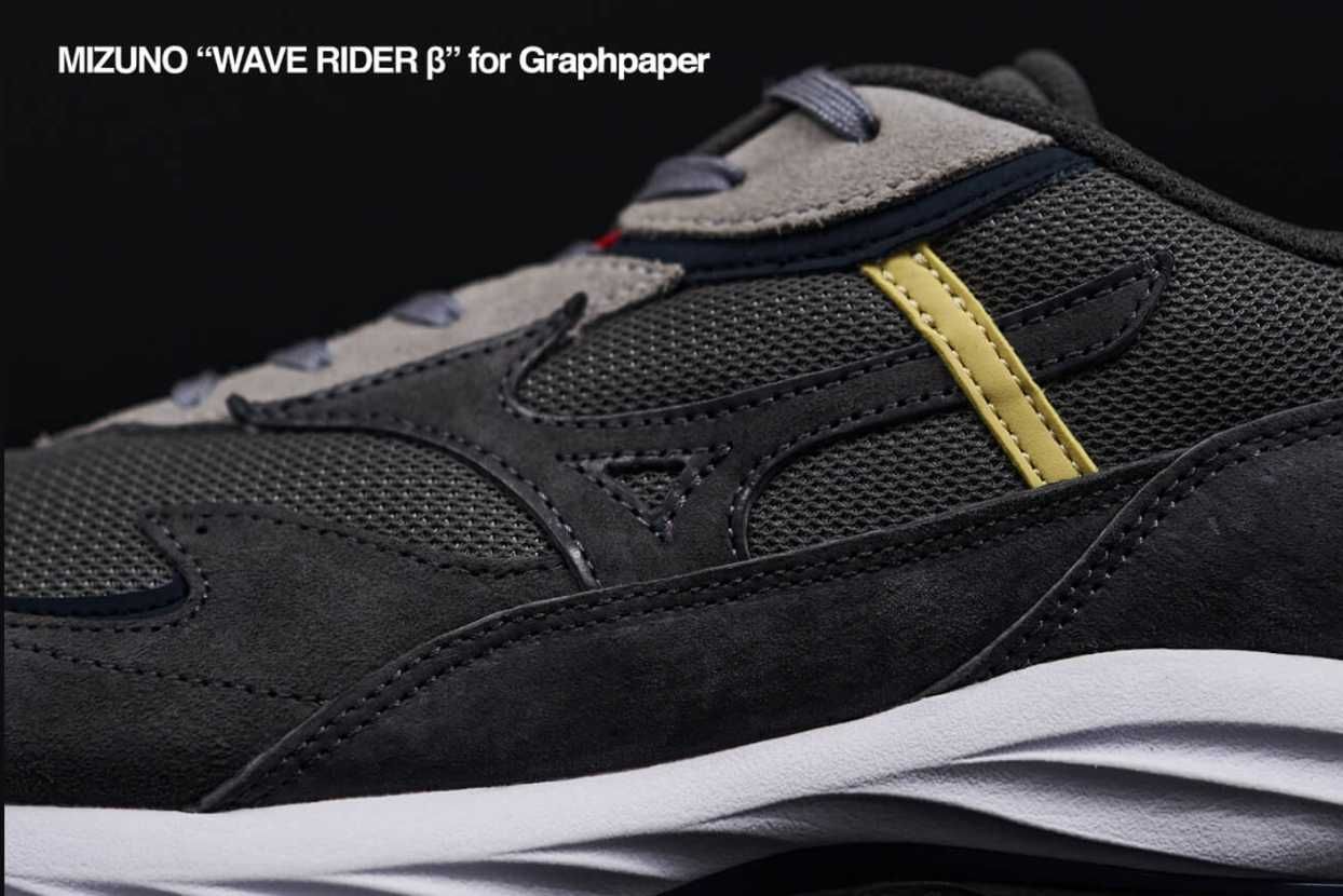 4/8・4/10発売｜Graphpaper × Mizuno Wave Rider β 