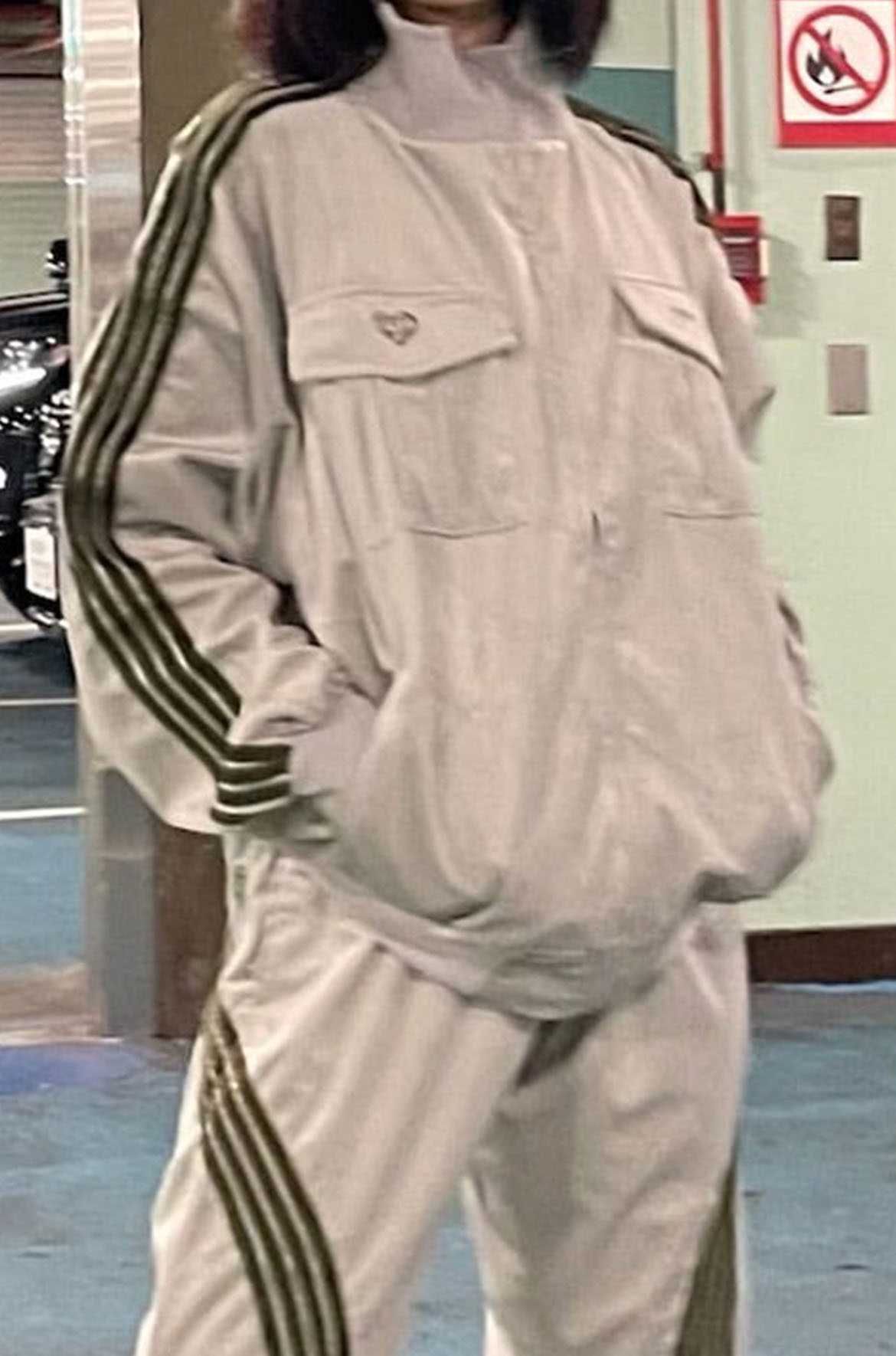 エイチティーエイチ ベロア トラック ジャケット 