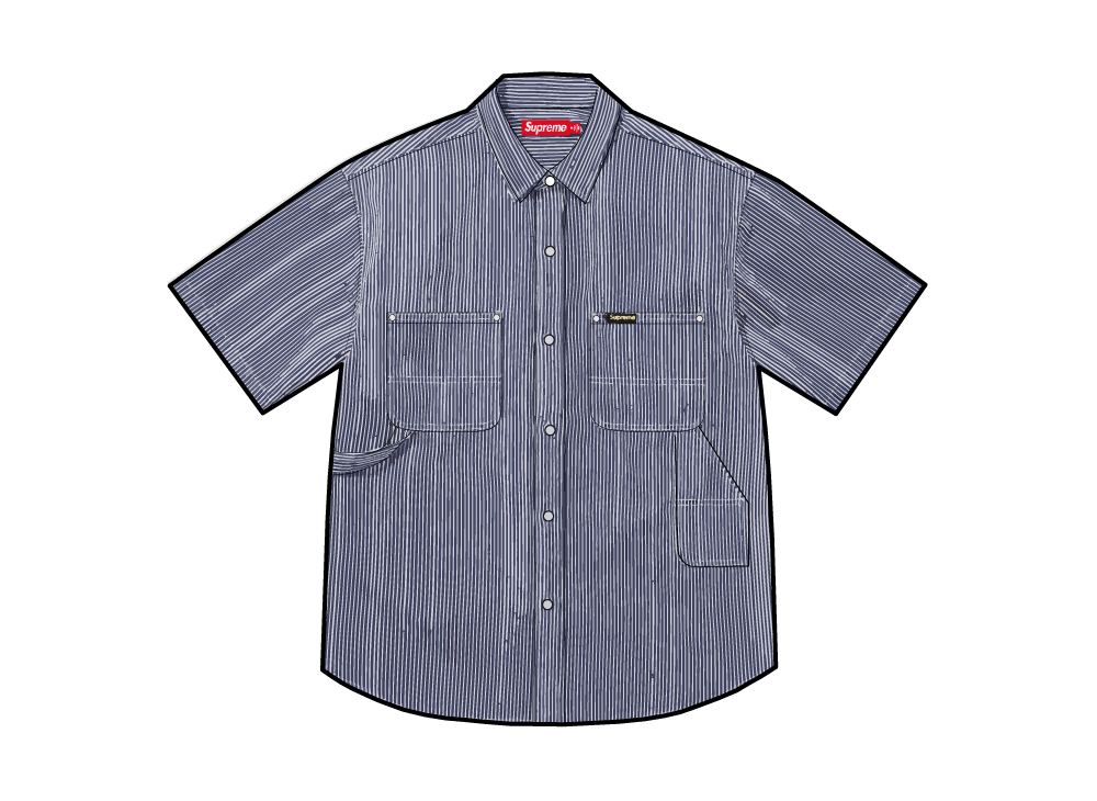 Supreme Loose Fit S/S Denim Painter Shirt 