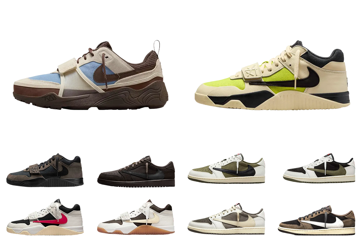 Zoom Field Jaxx」の新色から過去の人気モデルまで「Travis Scott