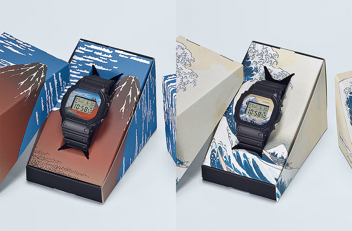 1/17発売｜Casio G-SHOCK 5600 Series 葛飾北斎 富嶽三十六景｜抽選