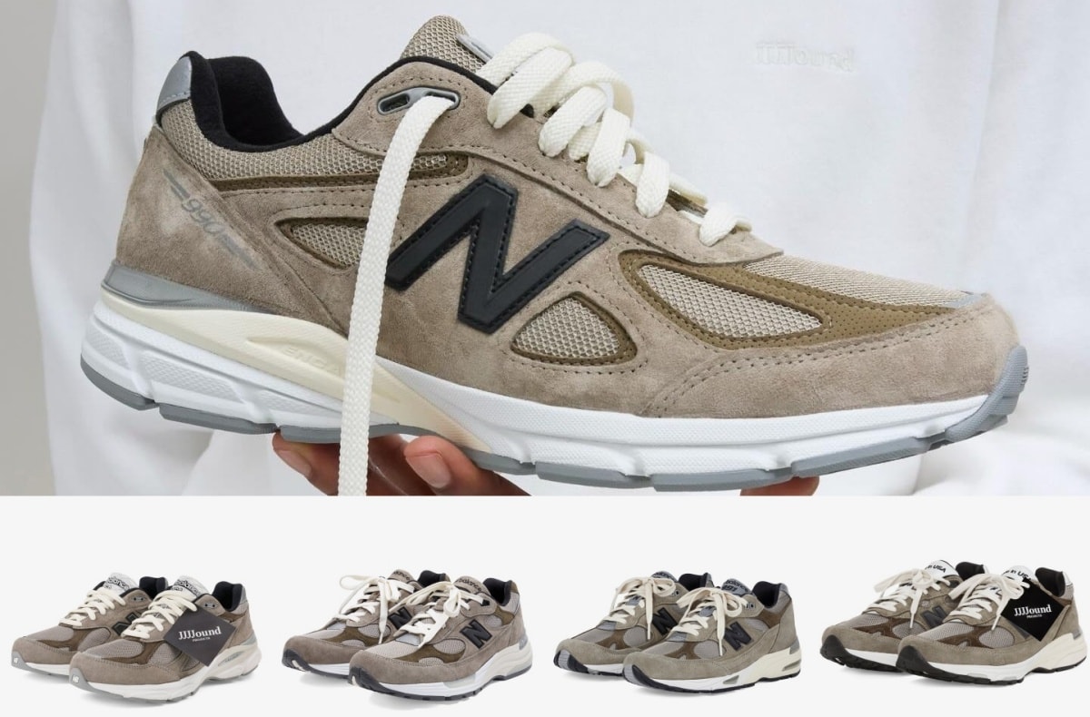 JJJJound × New Balance 990V4、受注生産が決定！名作「マッシュルーム