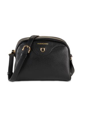 FERRAGAMO Leather Crossbody Bag on SALE | Saks OFF 5TH