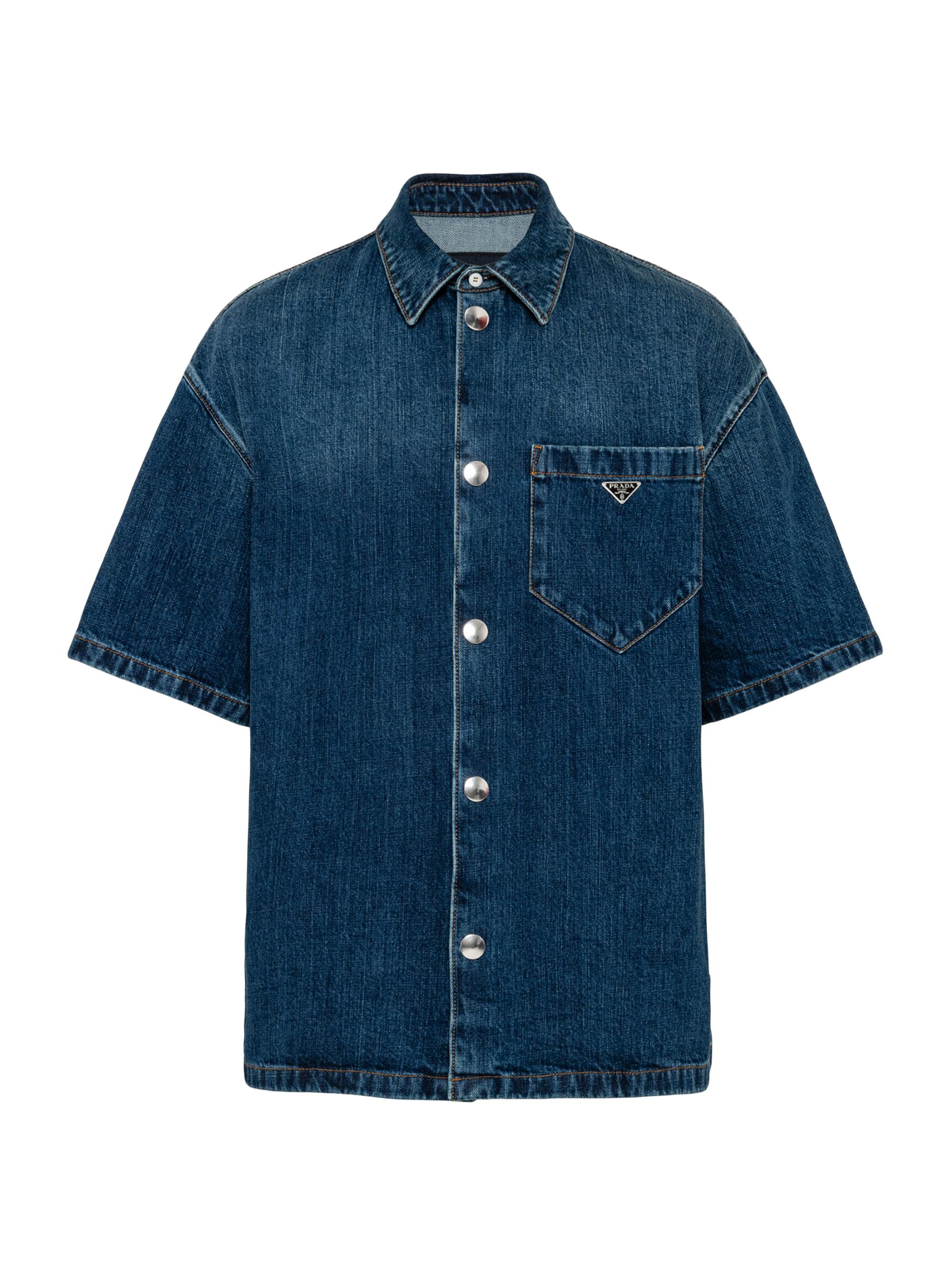 Prada Denim Shirt | Saks Fifth Avenue