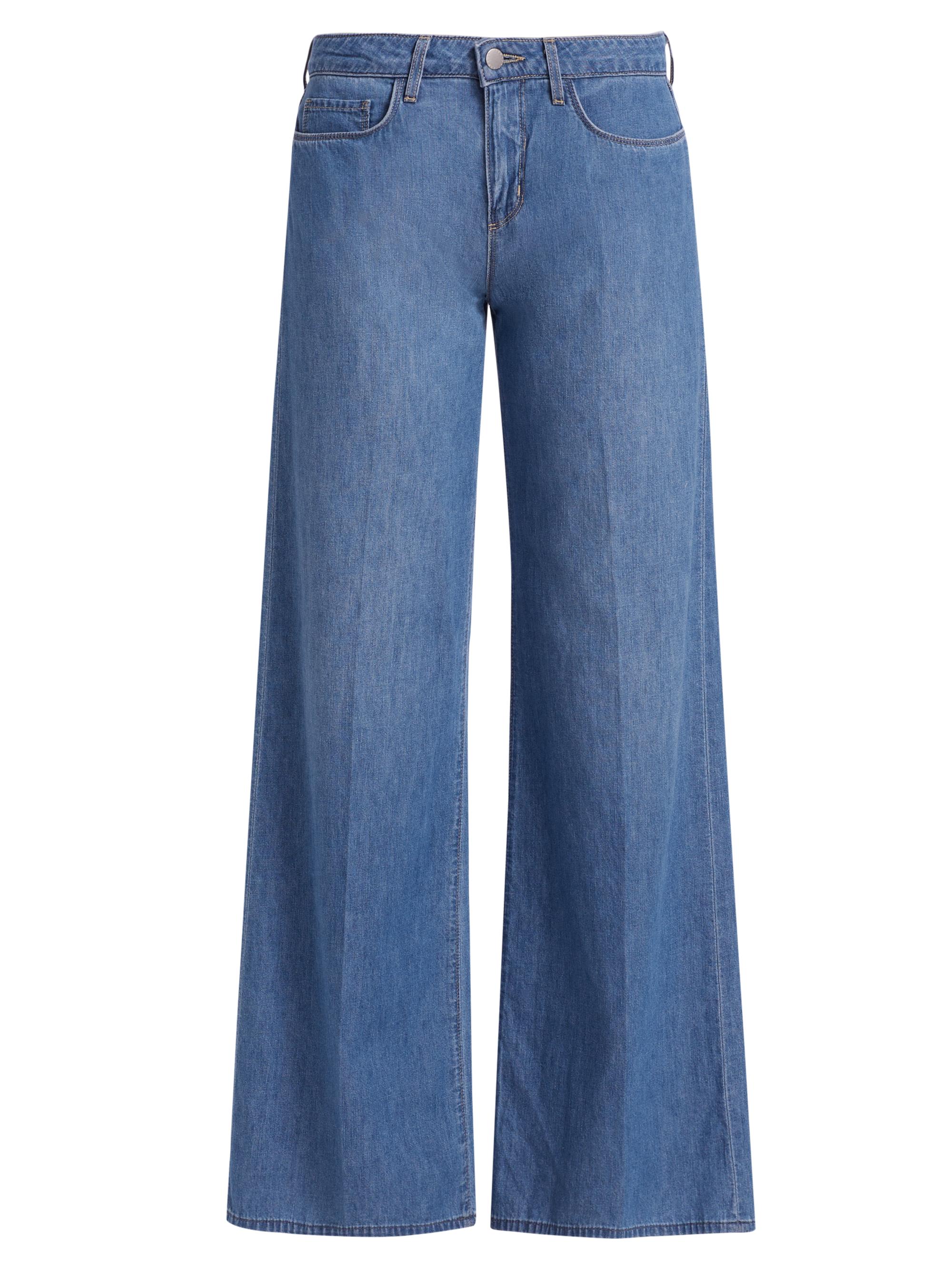 Joe's Jeans The Mia Coated High-Rise Wide-Leg Jeans | Saks Fifth