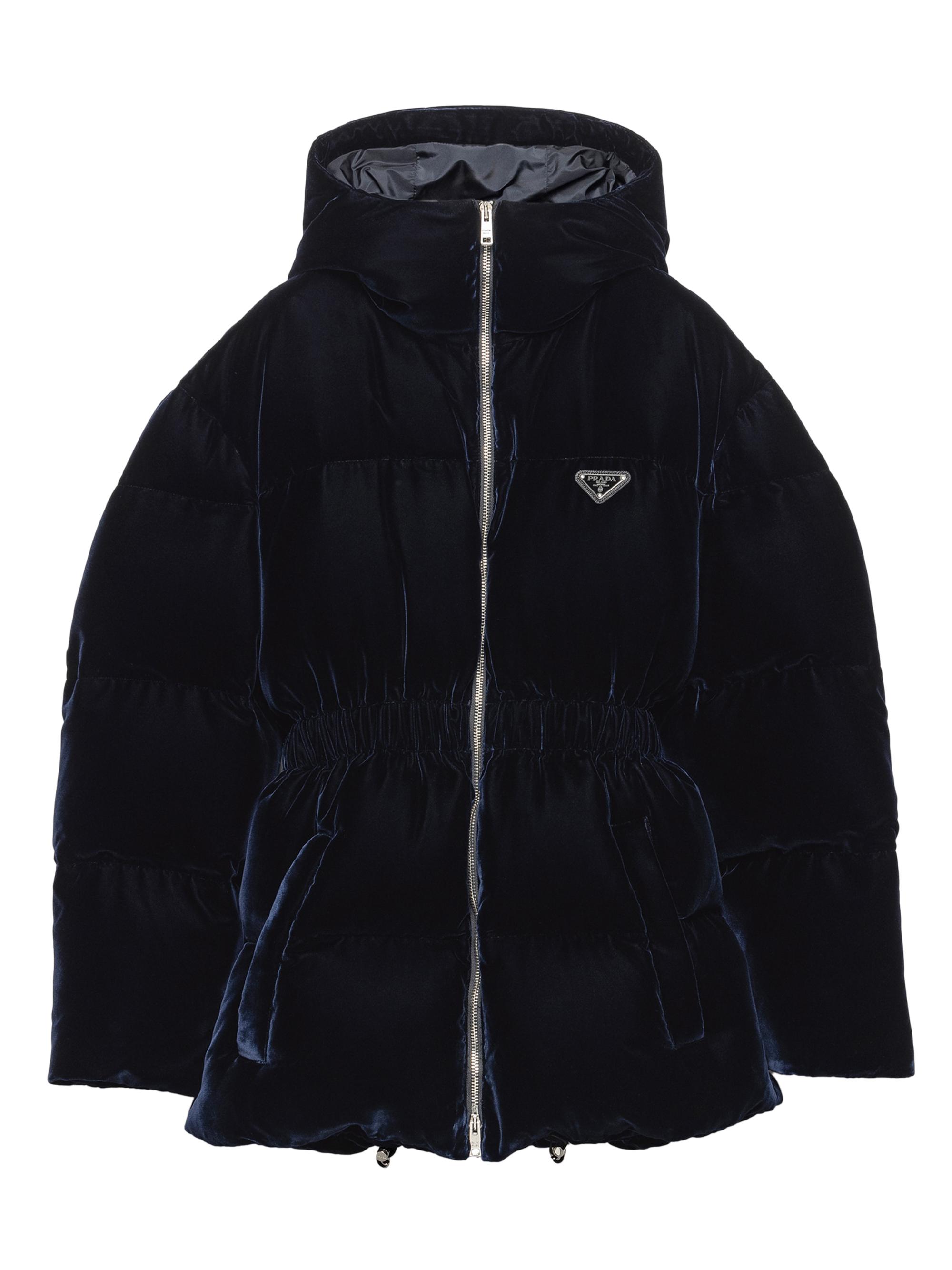 Prada Velvet Down Jacket | Saks Fifth Avenue