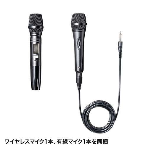 講義やイベントなどで手軽に使えるワイヤレスマイク付き拡声器