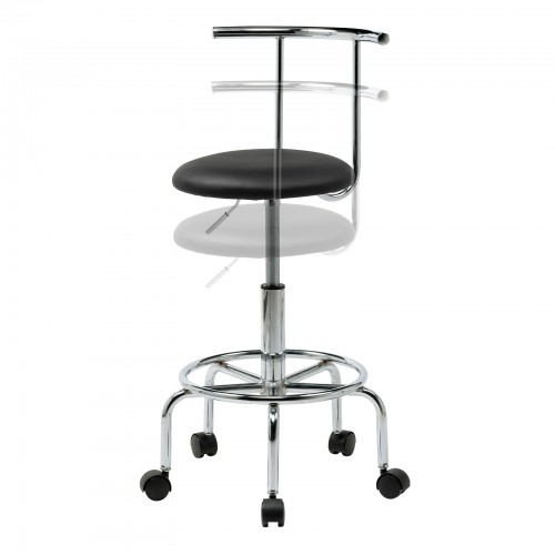 SNC-RD8BK【カウンターチェア（ブラック）】長時間の立ち仕事に便利な