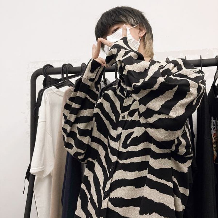 柄シャツ ゼブラ柄 アニマル柄[品番：DCTW0003391]｜Decorative