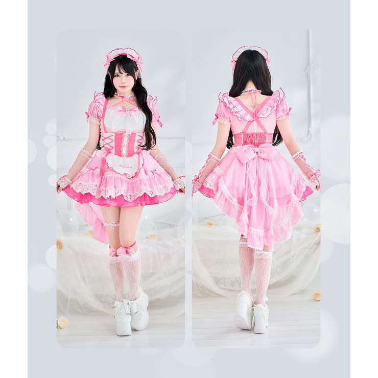 Mumei着用】 魔法少女 トゥインクルシフォンキャンディメイド