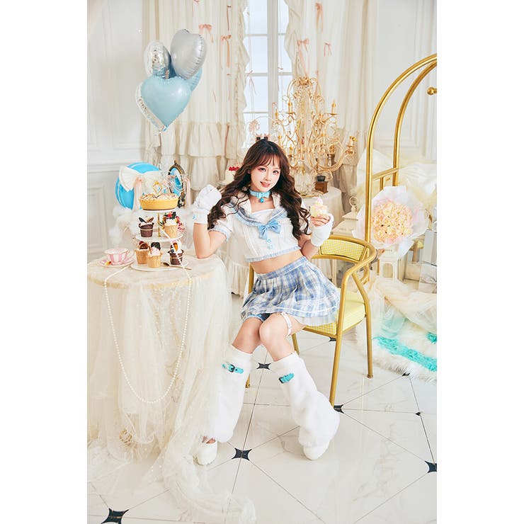 ホワイトテディセーラーベア《オリジナルコスプレ9点セット