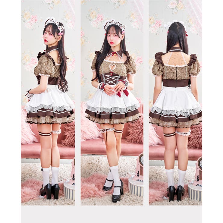 中村里砂着用】スイートフロマージュメイド《バレンタインコスプレ10点