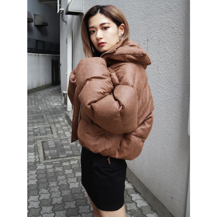 リブネックダウンブルゾン[品番：MKSW0026166]｜EMODA（エモダ）の