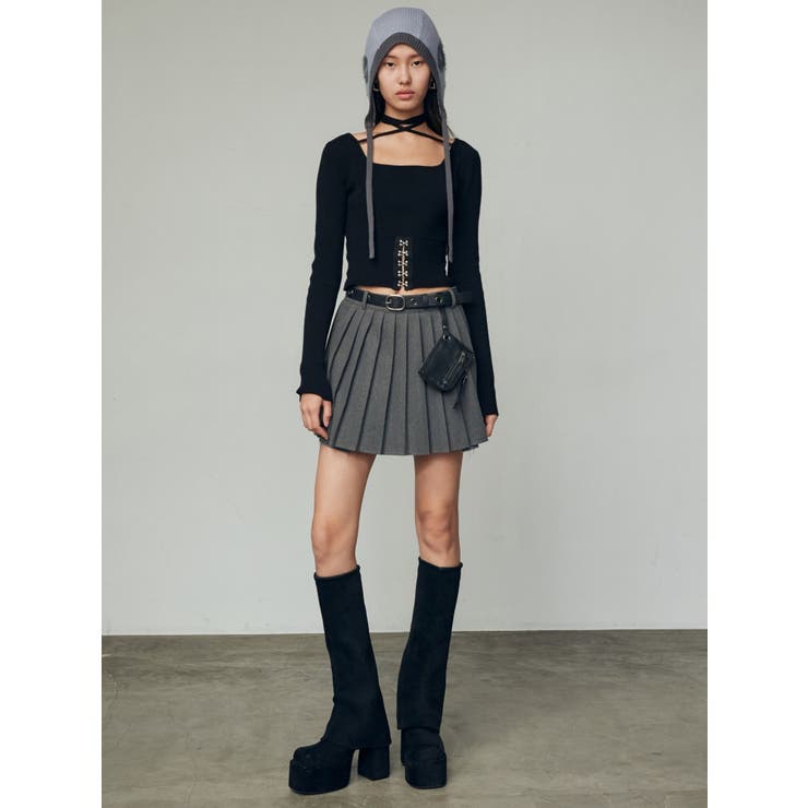 フレアーカバーフィットブーツ[品番：MKSW0060184]｜EMODA（エモダ）の