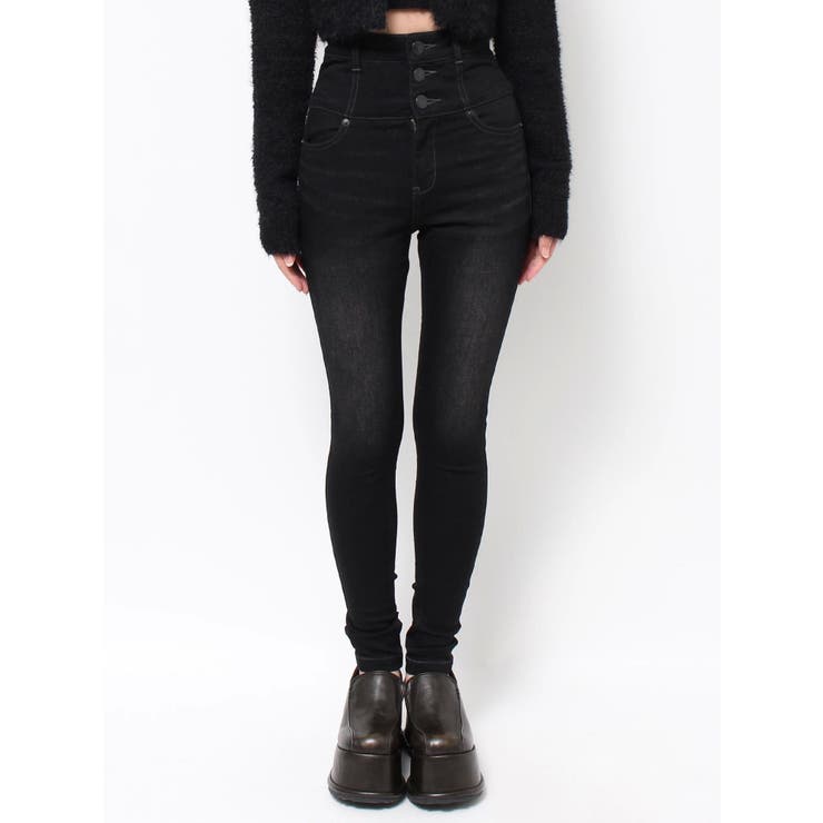 ELDER】MONSTERハイウエストデニム[品番：MKSW0060599]｜EMODA（エモダ