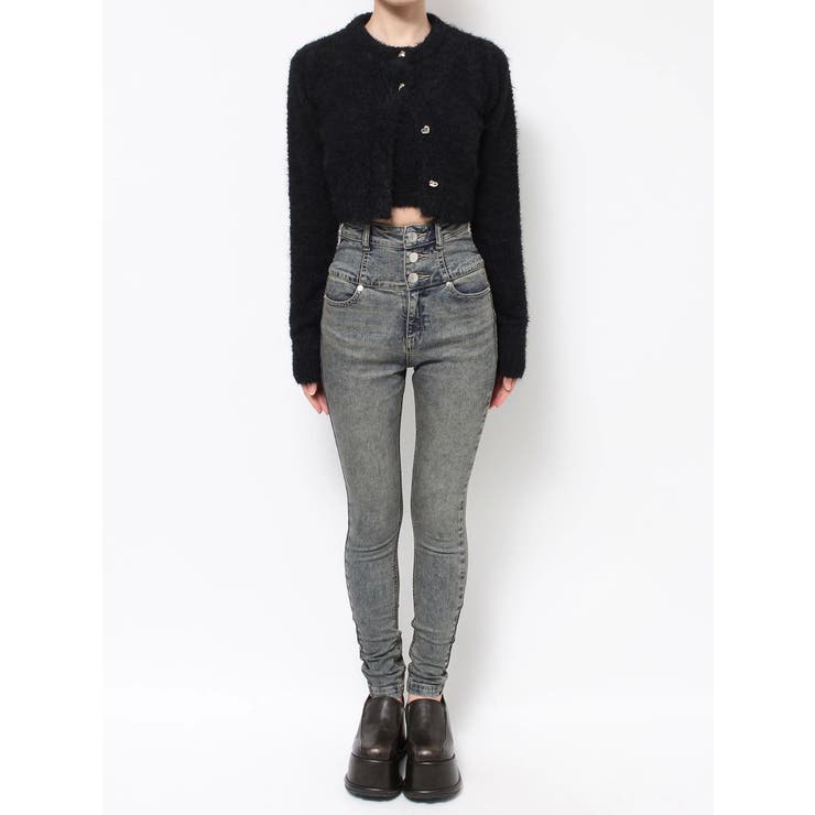 ELDER】MONSTERハイウエストデニム[品番：MKSW0060599]｜EMODA（エモダ