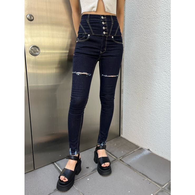 ハイカットハイウエストパギンス[品番：MKSW0054690]｜EMODA（エモダ