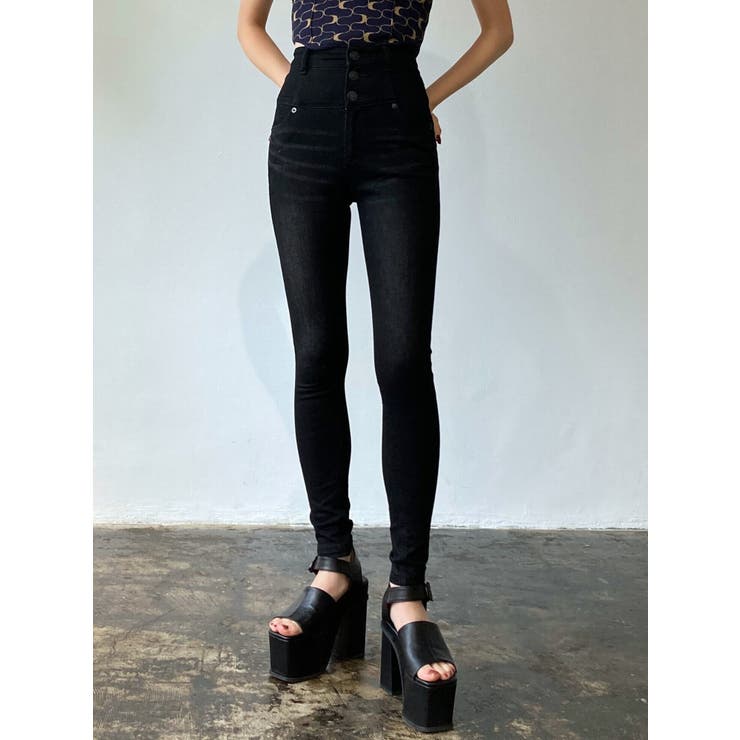 ELDER】MONSTERハイウエストデニム[品番：MKSW0056562]｜EMODA（エモダ