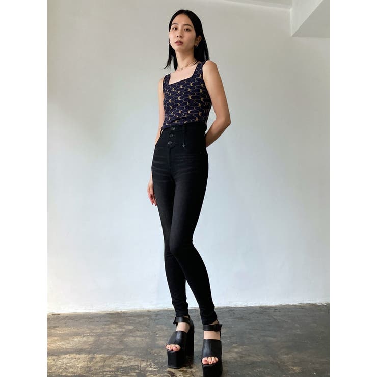 ELDER】MONSTERハイウエストデニム[品番：MKSW0056562]｜EMODA（エモダ