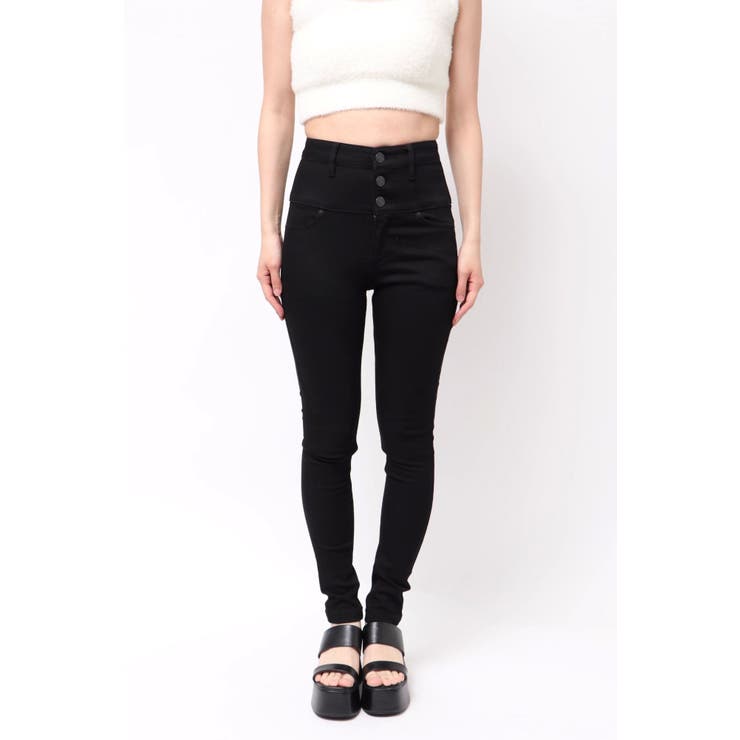 ELDER】NUDEハイウエストデニム[品番：MKSW0066350]｜EMODA（エモダ