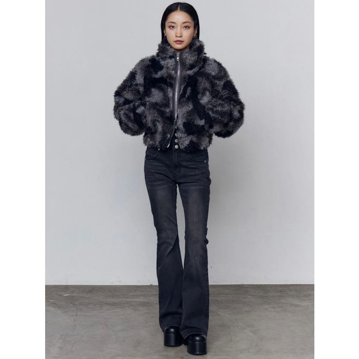 シングルミニボアブルゾン[品番：MKSW0066937]｜EMODA（エモダ）の