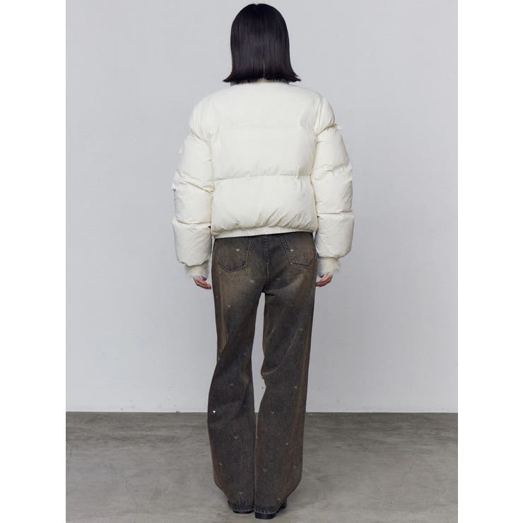 リボンパッファーダウンブルゾン[品番：MKSW0067426]｜EMODA（エモダ