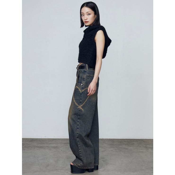 グラフィックルーズジーンズ[品番：MKSW0062143]｜EMODA（エモダ）の