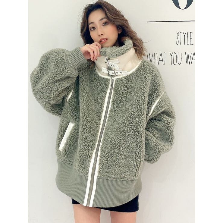 WIDE RIB ボア B-3 ジャケット[品番：MKSW0039077]｜GYDA（ジェイダ