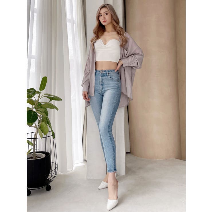 ハイウエストワンウォッシュスキニーパンツ[品番：MKSW0059315]｜GYDA