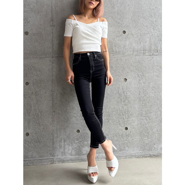 TINY】ハイウエストワンウォッシュスキニーパンツ[品番：MKSW0065893