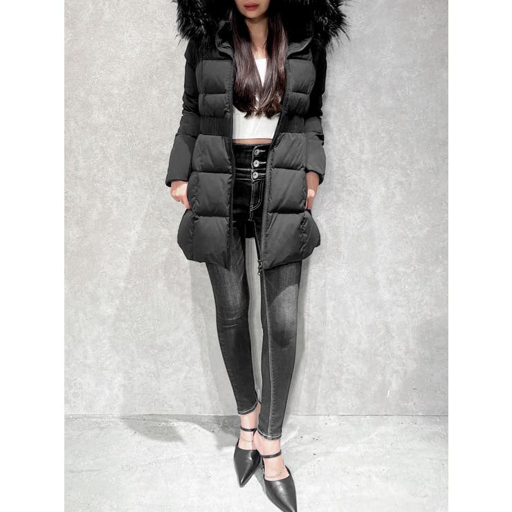 TINY】GDベルト付きロングダウンコート[品番：MKSW0066519]｜GYDA